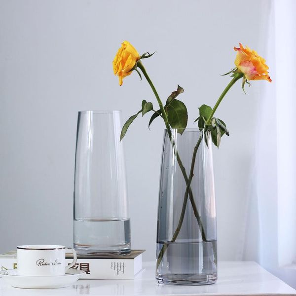 

vases vase ins wind aurora illusion glass nordic style flower arrangement hydroponic simple deskbottle
