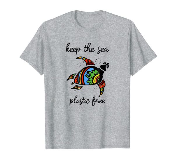 

keep the sea plastic socean pollution t shirt, White;black