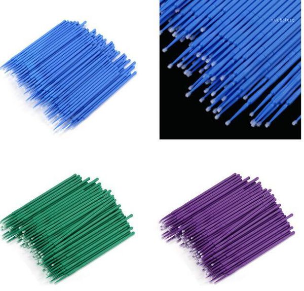 

pcs plastic disposable eyelash cleaning stick microblading micro brushes swab lint tattoo permanent supplies1