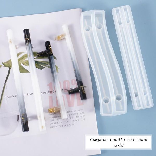 

craft tools diy uv silicone mould tray handle transparent dried flower resin decorative crystal epoxy molds ornament