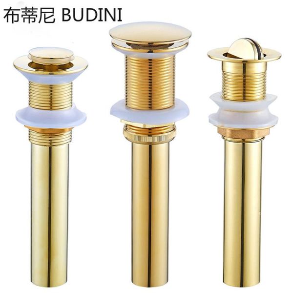 

other bath & toilet supplies bathroom basin sink up drain brass with without overflow vanity waste drainer chrome black antique gold sto