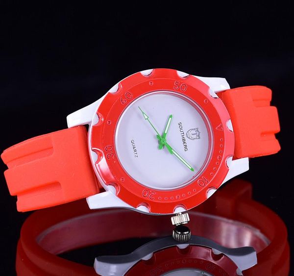 

wristwatches fashion sports women wrist watches silicoatchband ladies running geneva quartz clock montres femmes 2021, Slivery;brown