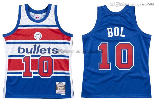 

stitched manute bol jersey s-6xl mitchell & ness 1985-86 mesh hardwoods classics retro basketball jerseys men women youth, Black;red