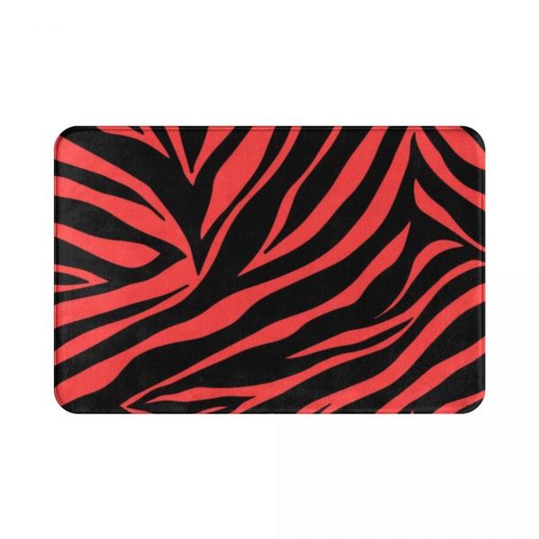

carpets zebra pattern 3d living room kitchen bedroom bathroom non-slip floor mat