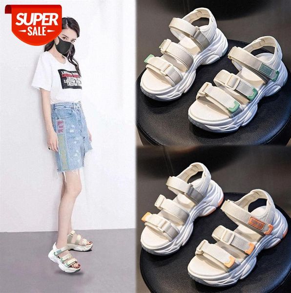 

membrane-soled thick-soled sandals, female outer wear fish mouth shoes, fairy style casual women's shoes trend #kc1n, Black