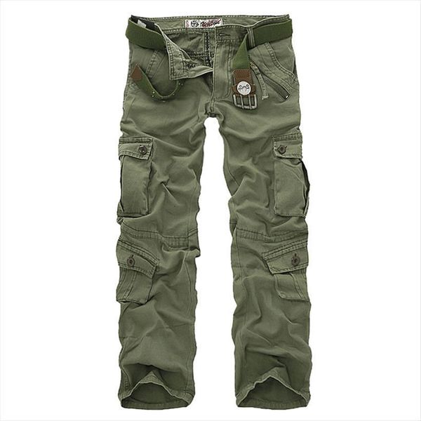 

cargo camouflage trousers women pant military man 7 colors, Black