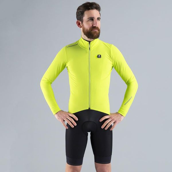 

racing sets pissei bicycle jersey set long sleeve cycling shirts kit men yellow bike clothes pro 9d gel pad bib shorts ciclismo, Black;blue