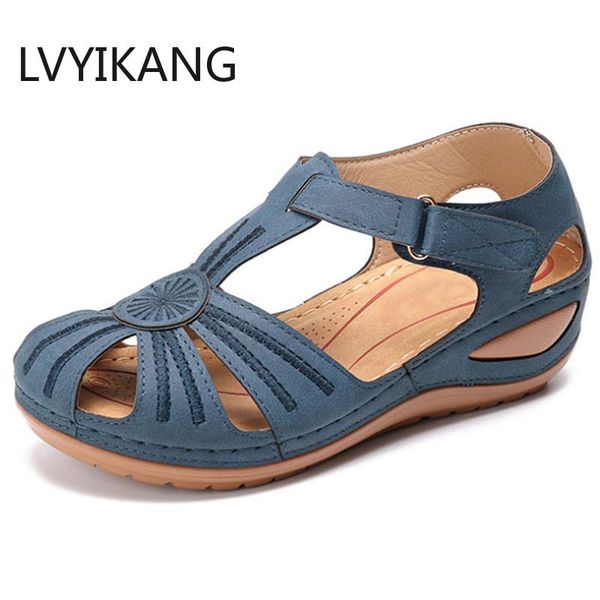 

dress shoes women sandals 2021 summer woman soft bottom wedges for platform heels gladiator sandalias mujer, Black