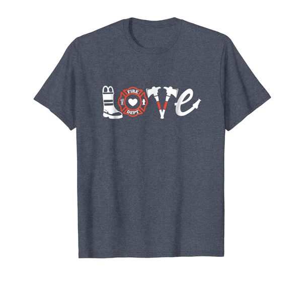 

firefighter shirt- love firefighter tee, firefighter gift, White;black