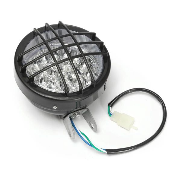 

12v front led headlight lamp for atv quad 4 wheeler go kart roketa sunl taotao