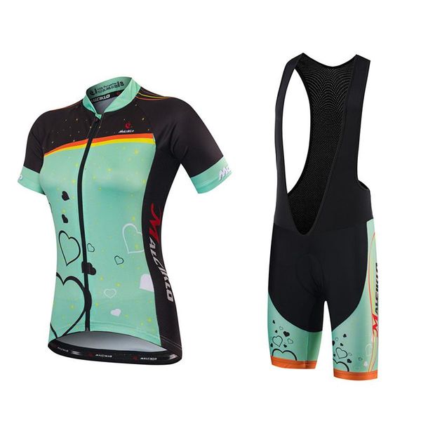 

racing sets women cycling jersey bib shorts print bike clothing suit breathable quick dry ultraviolet outfit summer mtb bicycle team, Black;blue