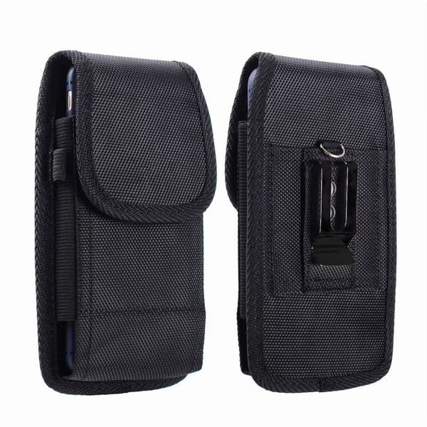 Sac de taille pour téléphone portable Ceinture de 5,31 à 6,88 pouces pour crochet Hoop Holster Pouch Cover Case