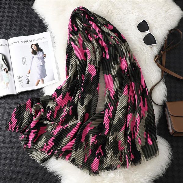 

scarves fashion bib leopard print wrinkled scarf women autumn winter cotton and linen warm all-match shawl foulard femme, Blue;gray
