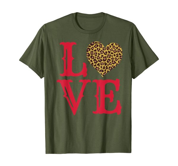 

valentines day  o v e cheetah print heart shirt, White;black