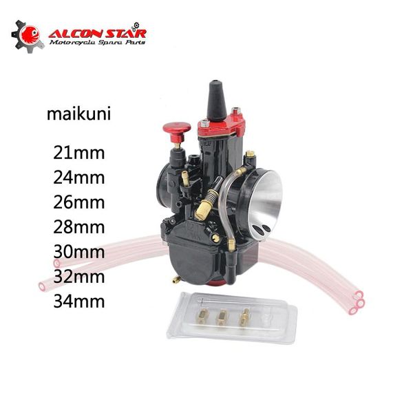 

alconstar- 21 24 26 28 30 32 34mm mikuni pwk motorcycle carburetor carb with power jet 2t/4t engine off road cafe racer atv utv fuel system