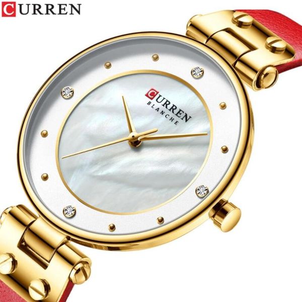 

wristwatches curren 20121women's watches fashion ladies casual stainless steel band quartz wristwatch women clock bayan kol saati, Slivery;brown