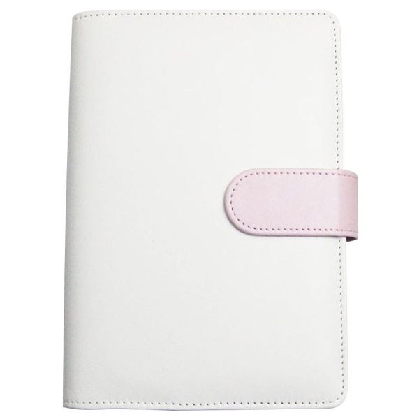 

cute ring diary leather cover case manual (without inner paper) notepads, Purple;pink