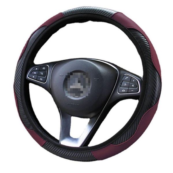 

steering wheel covers automobile universal cover fiber leather double round elastic band without inner ring four seasons