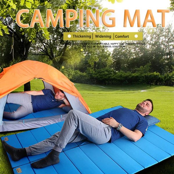 

outdoor pads sleep pad camping mat folding floor picnic tent fast inflation pearl cotton moisture proof waterproof 195*70cm