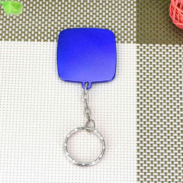 

anti lost dog pet aluminum alloy tag, square id tag can be hung