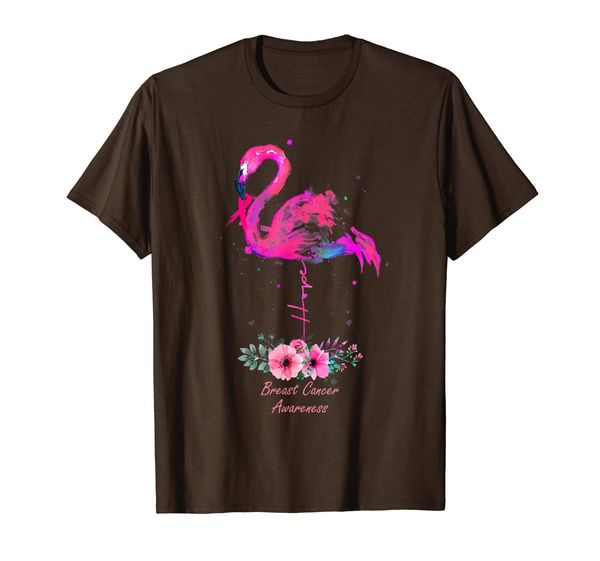 

Flamingo Hope Flower Breast Cancer Awareness T Shirt, Mainly pictures