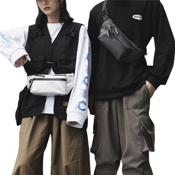 

waterproof waist bag fanny pack men fashion chest outdoor crossbody large capacity belt bags packs