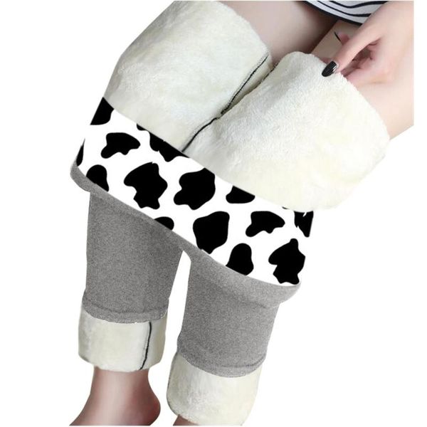 

women's leggings women fashion casual printed span ladies high waist keep warm long fitness seamless tummy legging #4, Black