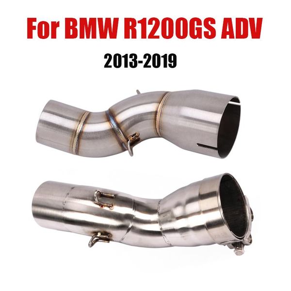

exhaust pipe for r1200gs 2013-2021 motorcycle middle link stainless steel escape connect tube slip on