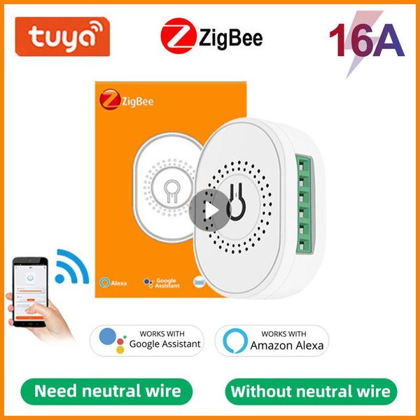 

smart home control tuya zigbee switch hub gateway support two way voice remote app work with life alexa google