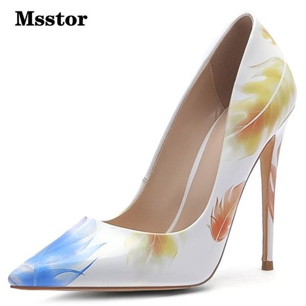 

dress shoes msstor slip-on fetish high heels shallow party fashion pumps women pointed toe autumn spring wedding white, Black