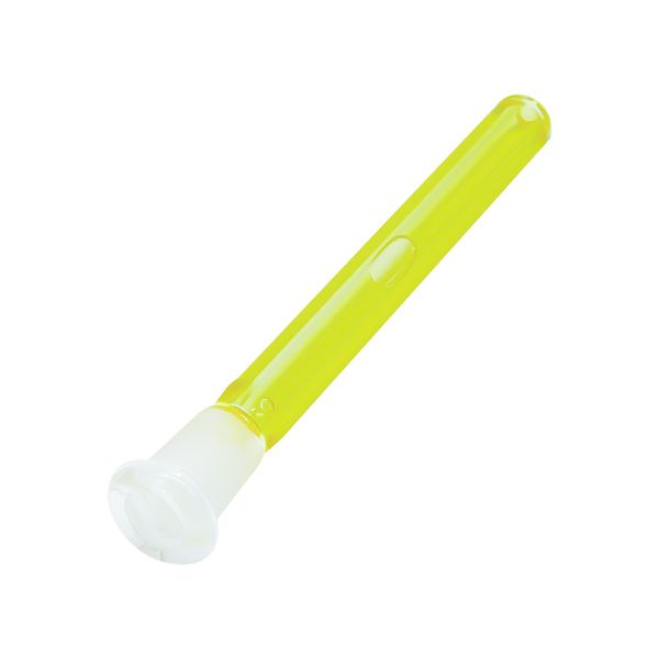 Glas-Wasserbong-Downstem, 160 mm lang, dickes Glas-Bong-Becher-Downstem mit gefrorenem Gel im Öl-Dabbing-Bubbler