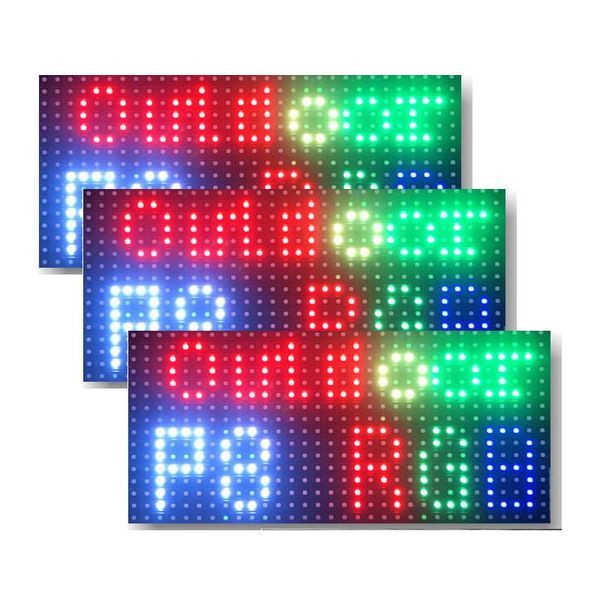 

display liansai p8 led module outdoor rgb 256*128mm 1/4 scan smd3535 dot matrix