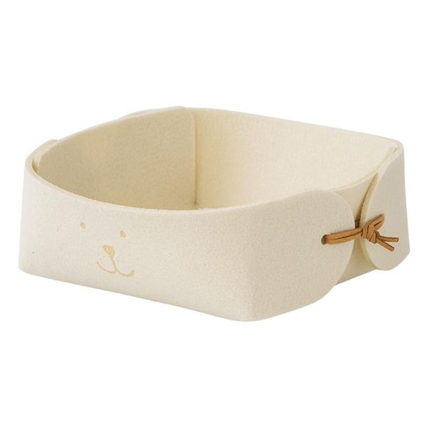 

storage boxes & bins felt box deskpouch with string home office organize basket coin stationery bag