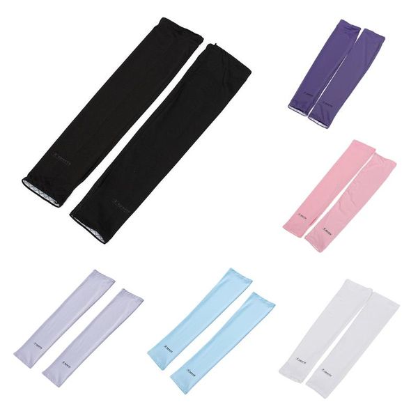 

elbow & knee pads summer arm warmers fingerless sun protection bike car sleeve, Black;gray