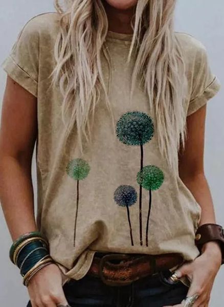 

fashion europe and america & tees women's t-shirt woman clothing explosion printing casual loose coat short sleeve s-xxl, White