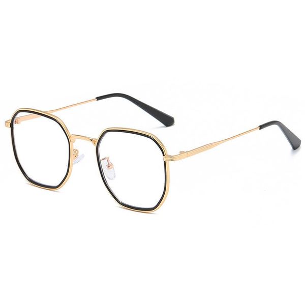 

blue light blocking glasses women oversized eyeglasses anti computer men safety eyewear spectacle fashion sunglasses frames, Black