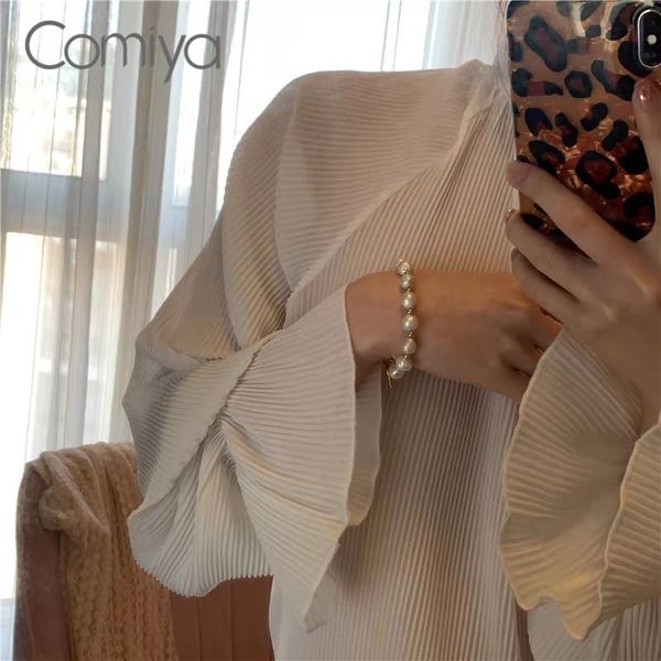 

link, chain comiya bracelets gold color links big acrylic pearls charms beads femme bracelet accessoreis feminino korean, Black