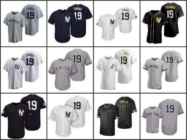 

new york yankees men 19 masahiro tanaka white women youth jersey, Black;red