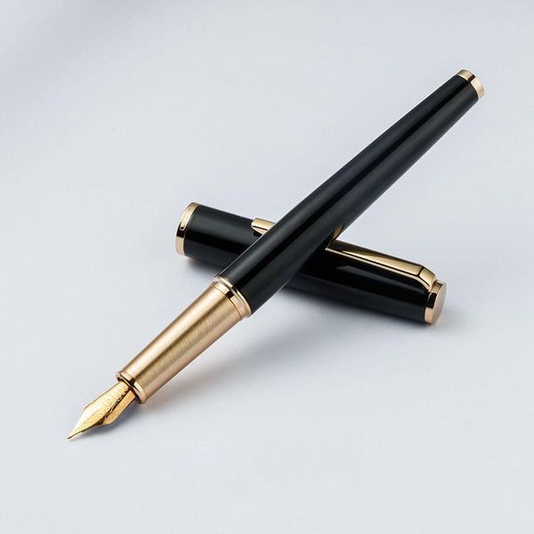 

fountain pens luxury 96 pen classic number 5 schmidt nib black ef stationery office school supplies golden ink