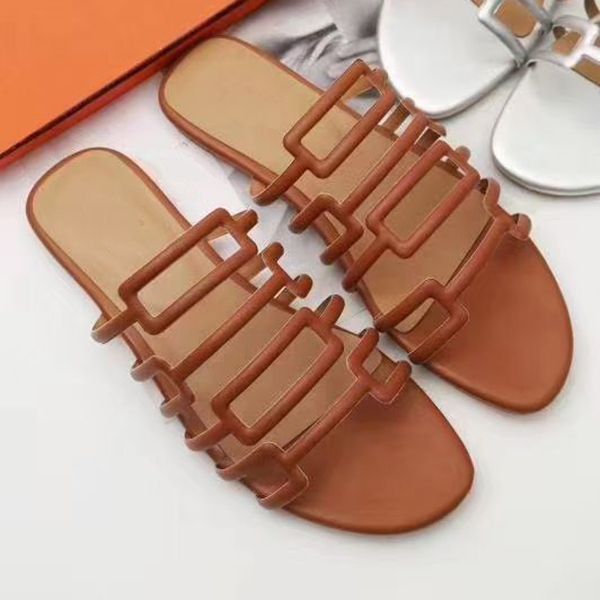 

2021 pierced paris h women designer shoes flip-flop jandal sandals slipper og summer indoor flat slippers flip flops sandal, Black