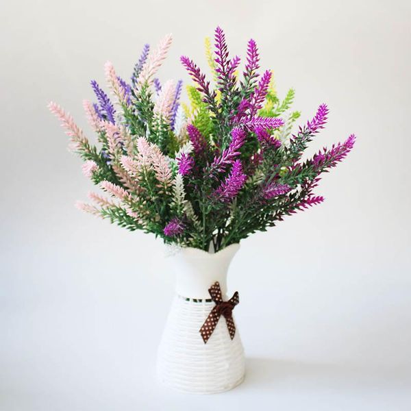 

heads bouquet wedding party artificial flowers lavender bridal home decor scrapbooking fake flower decorative & wreaths