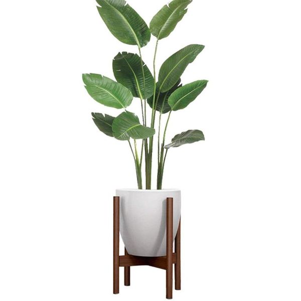 

planters & pots simple flower stand solid wood balcony deskindoor pot bracket