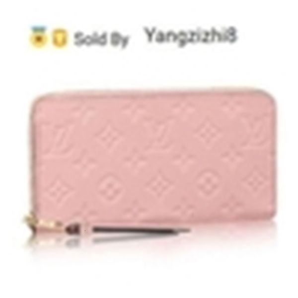 

yangzizhi8 zippy m64090 2019 wallet pink embossing real caviar lambskin chain flap bag long chain wallets key card holders purse clutches, Black;red