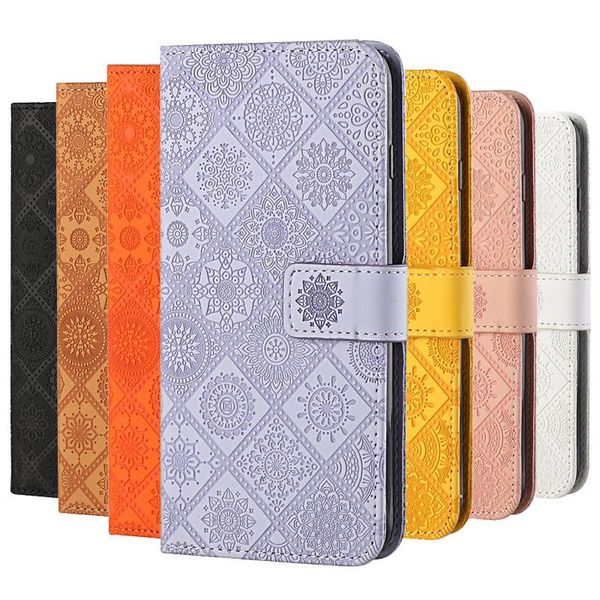

on for coque galaxy a02s a025f leather wallet case us a02 s a 02s flip stand floral emboss phone cover cell cases