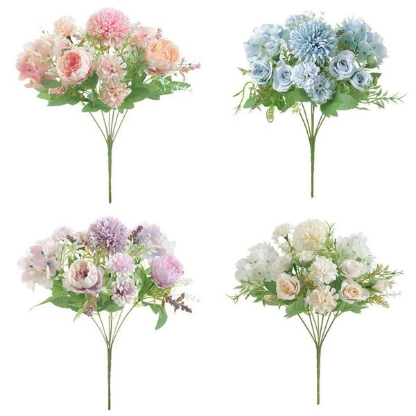 

bride holding roses bouquet wedding decorative plants vases for home decoration accessories artificial flowers scrapbooking & wreaths