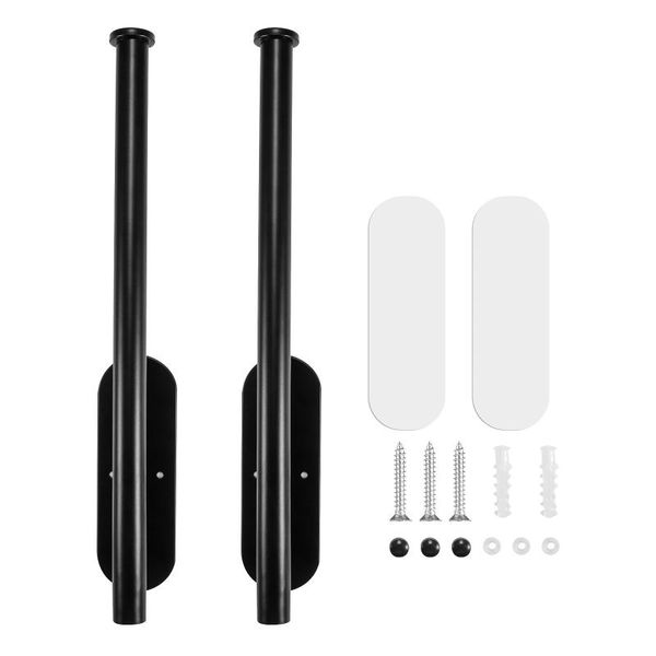 

toilet paper holders 2pcs holder punch & screws mount for stainless steel kitchen bathroom towel household accessories
