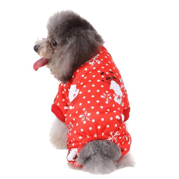 

dog apparel pet cat christmas snowflake costume sweater set winter warm clothing family santa claus happy party11.14