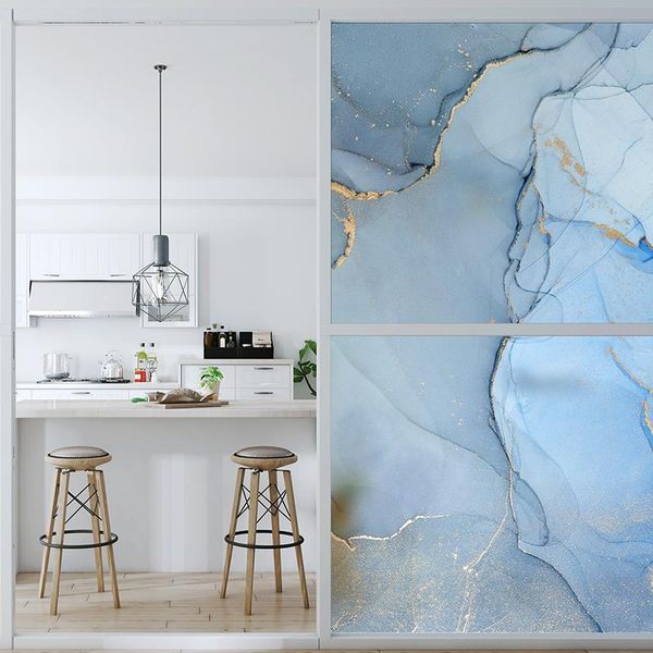 

window stickers variety of color irregular pattern glass film sliding door partition opaque electrostatic frosted bathroom
