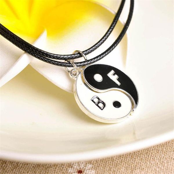 

pendant necklaces friend necklace women heart tai chi crown friends forever pendants friendship, Silver