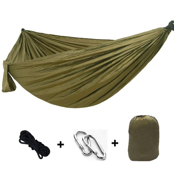 

outdoor games & activities portable hammock travel furniture garden swing chair hunting hanging bed dormitory soft camping supplies